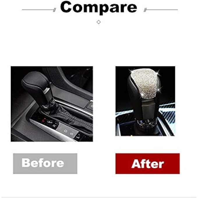 ريحني غطاء داخلي لصندوق ناقل الحركة Bling Crystal من TopDall متوافق مع هوندا سيفيك - Image 4