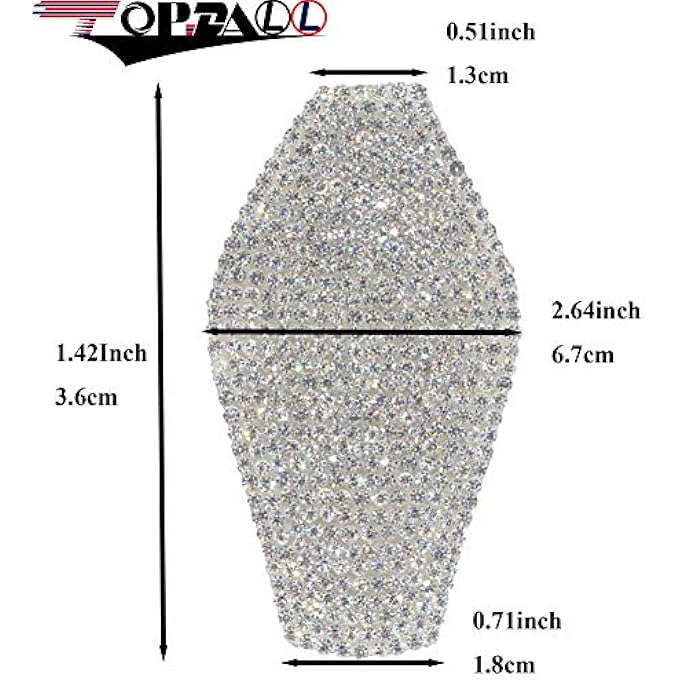 ريحني غطاء داخلي لصندوق ناقل الحركة Bling Crystal من TopDall متوافق مع هوندا سيفيك - Image 3