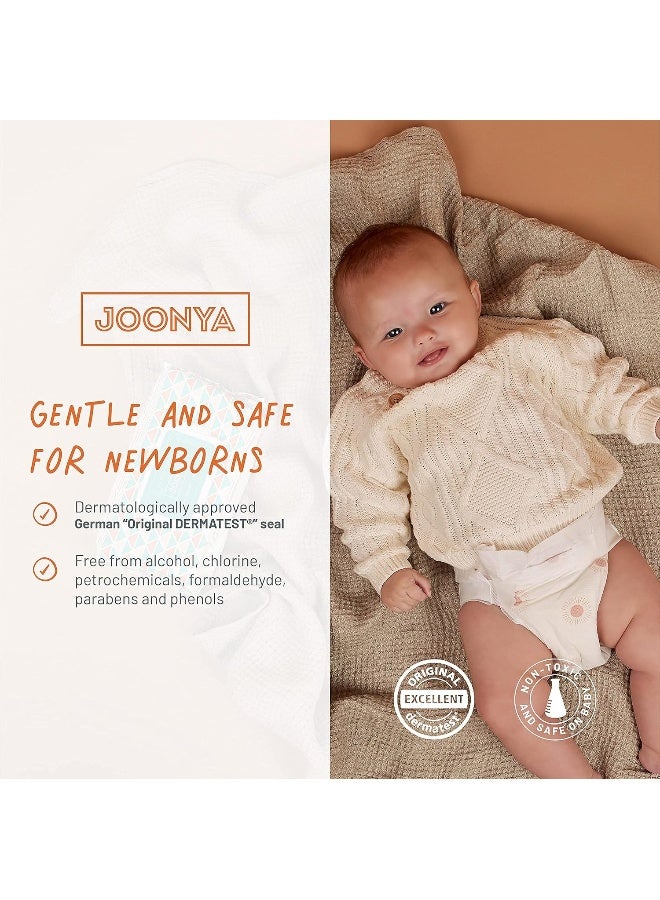 JOONYA Unscented Baby Wipes — Plant-Based, Fragrance-Free Bulk Diaper Wipes | Hypoallergenic, Non-Toxic & Biodegradable Wet Wipes for Sensitive Newborn Skin | 12 Packs of 80 Wipes (960 Total) - Image 5