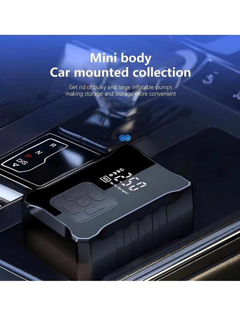 Angmei Tire Inflator Portable Air Compressor Twin-Turbo,Portable Air Pump For Car Tires High Power,Car Air Compressor Tire Inflator,Trucks, Bikes,Basketballs,Car Tire Air Pump & Emergency Mobile Power  - Image 3