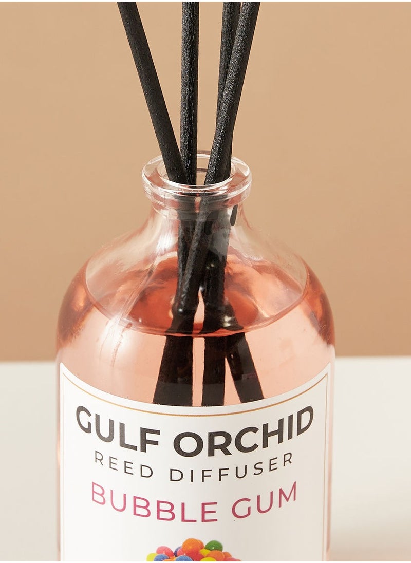 Gulf Orchid - Gulf Orchid Bubble Gum Reed Diffuser 110 ml For Home & Office - Image 1