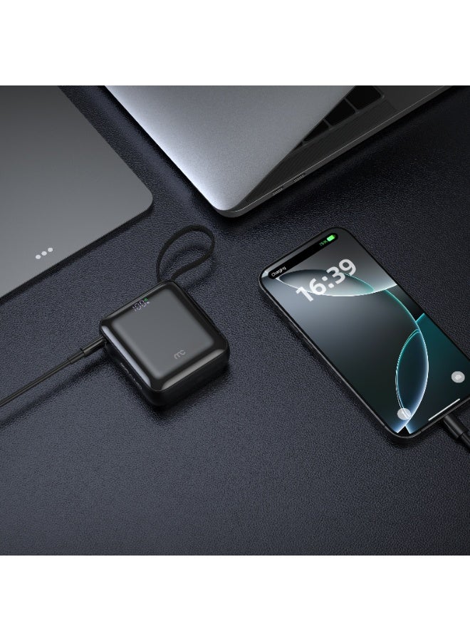 ماي كاندي PB-E135 Powerbank | 10,000mAh | 35W Type-C PD Fast Charging | Black - Image 3