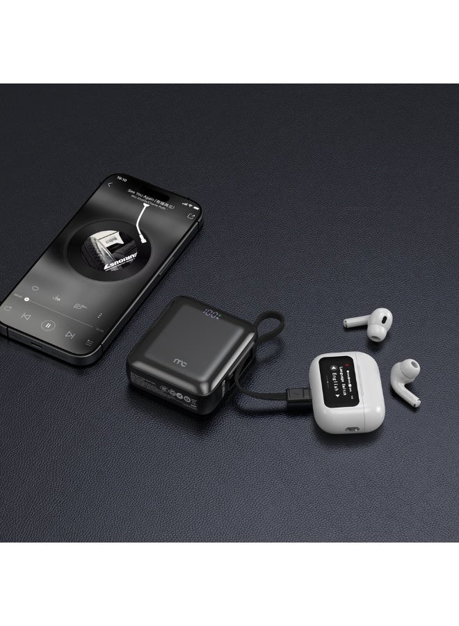 ماي كاندي PB-E135 Powerbank | 10,000mAh | 35W Type-C PD Fast Charging | Black - Image 4