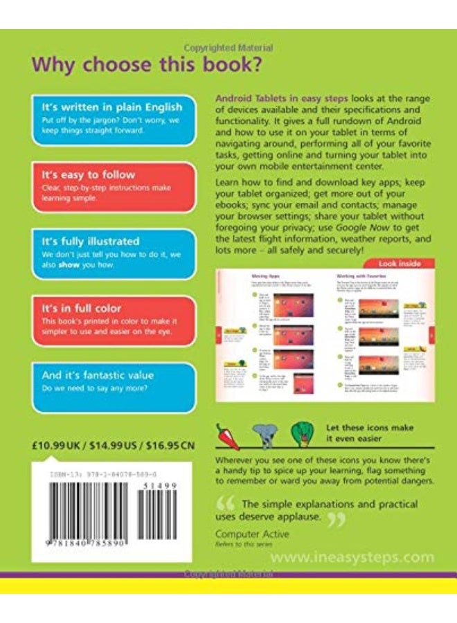 Android Tablets in Easy Steps  - Image 2
