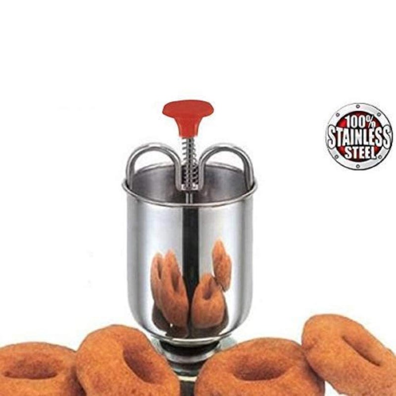 QUALIZA Stainless Steel Menduwada Maker for Perfectly Shaped Crispy Medu Vada Hygienic - Image 5