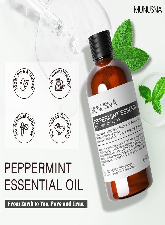 زيت النعناع العطري من مونوسنا، زيت نعناع نقي وطبيعي 100%، 100 مل، زيت عطري فاخر للعناية بالبشرة والجسم والشعر، لإنعاش الجو وتحسين المزاج، للاستخدام في أجهزة التبخير والتدليك وصناعة الصابون والشموع - Image 2