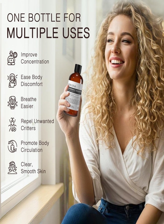 زيت النعناع العطري من مونوسنا، زيت نعناع نقي وطبيعي 100%، 100 مل، زيت عطري فاخر للعناية بالبشرة والجسم والشعر، لإنعاش الجو وتحسين المزاج، للاستخدام في أجهزة التبخير والتدليك وصناعة الصابون والشموع - Image 5