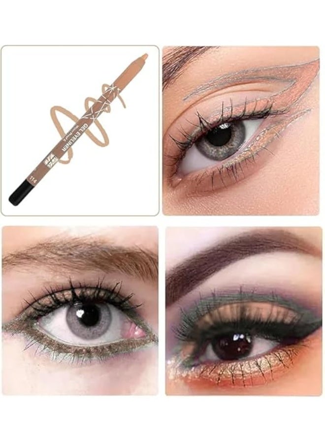 Romantic May Long-lasting, waterproof, and smudge-proof gel eyeliner in shade (Apricot, 114) - Image 1