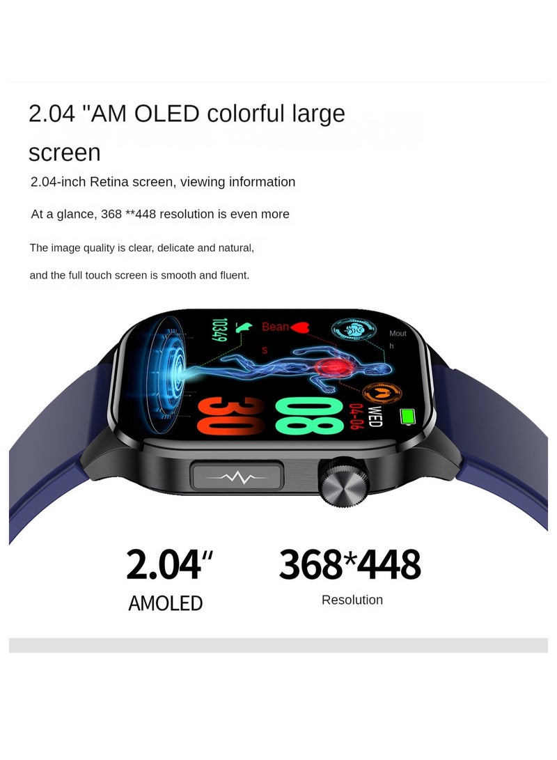 AROAQ Et580 Smart Watch, Durable Elegant Bluetooth Calling Smart Watch, Amoled Display Fitness Tracker Watch With Blood Pressure Blood Sugar Monitoring, (Vinyl) - Image 2