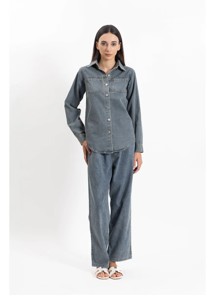 شايبس DEMIN SHIRT SET