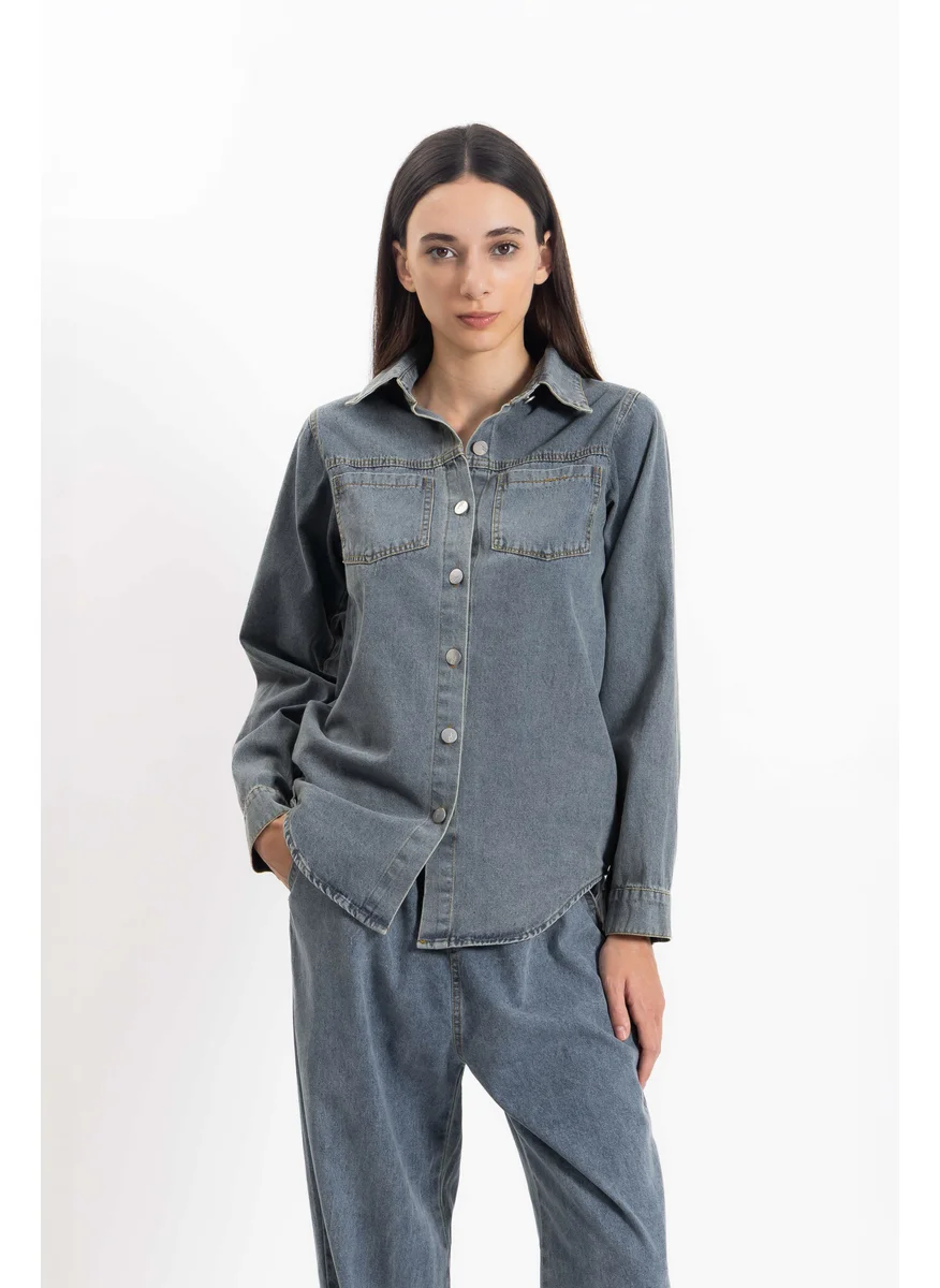 شايبس DEMIN SHIRT SET