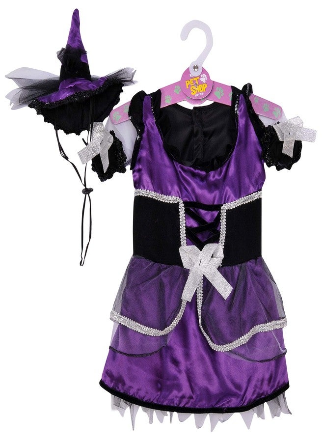 Rubies Rubie's Purple Witch Pet Costume Dress and Hat , Large - Image 3