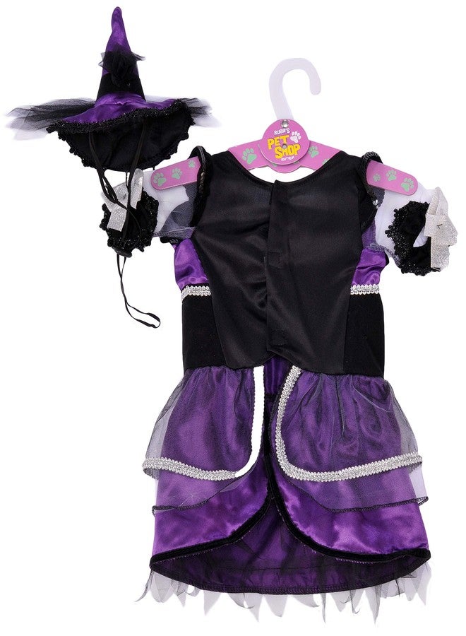 Rubies Rubie's Purple Witch Pet Costume Dress and Hat , Large - Image 4