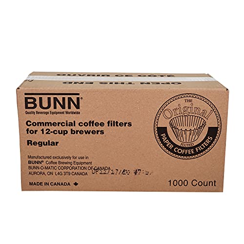 Bunn فلاتر قهوة تجارية من بون 12 كوب، 1000 عدداً (عبوة من 1) ، 20115.0000 - Image 5