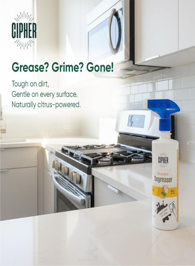 سايفر مزيل الشحوم متعدد الأغراض برائحة الحمضيات من سيفر للموقد والمدخنة وغرفة الصلاة وبلاط المطبخ الخلفي (500 مل) - Image 4