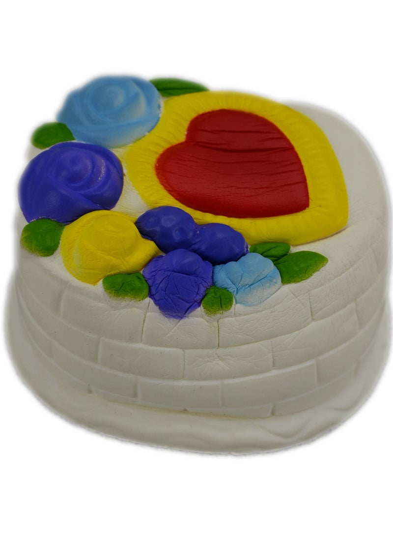 null - Squishies Cake Slow Rising, Squishies Cake Toy With Flowers On It, Slow Rising Cake Squishy Toys With Flowers On It For Stress Relief And Anti-Anxiety, Squishies For Autism - Image 1