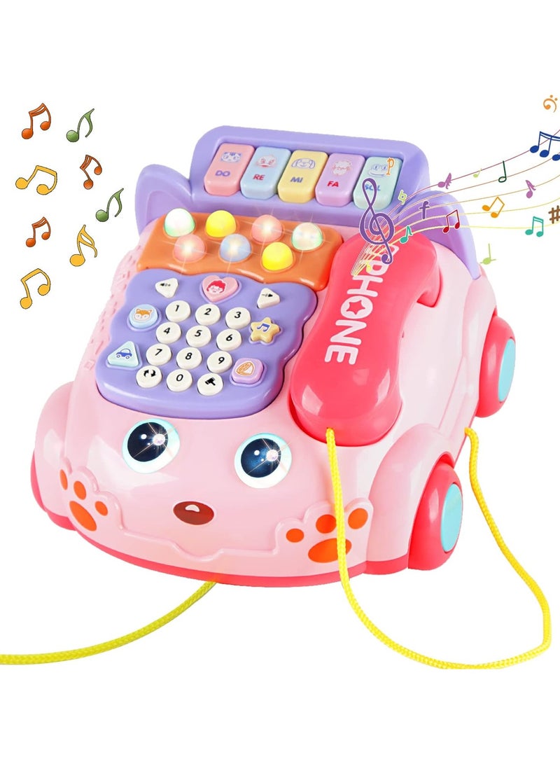 عام ألعاب هواتف الأطفال ، ألعاب ضوء الكرتون الهاتف الخلوي ، هاتف الأطفال اللعب التفاعلية الأبوية - Image 1