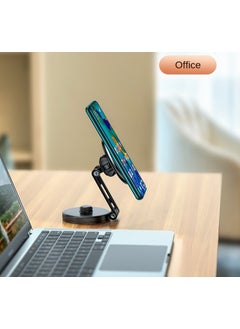 Livx Foldable Magsafe Compatible Magnetic Phone Holder Black Ca3  - Image 4