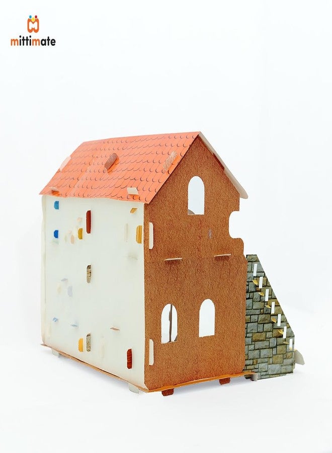 Mittimate Doll House Model Construction Book for Kids Age 8 to 12 Year Old I Make Your Own 3D Paper Model I Fun & DIY Craft Book for Children - Image 5