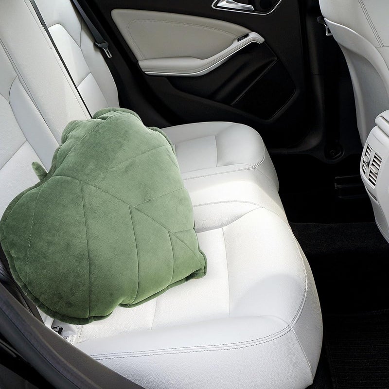 Leaf Design Sofa Cushion Large Supple Skin-Friendly 3D Stuffed Leaf Pillow for Bedroom Living Room Car Home Decor - Image 5