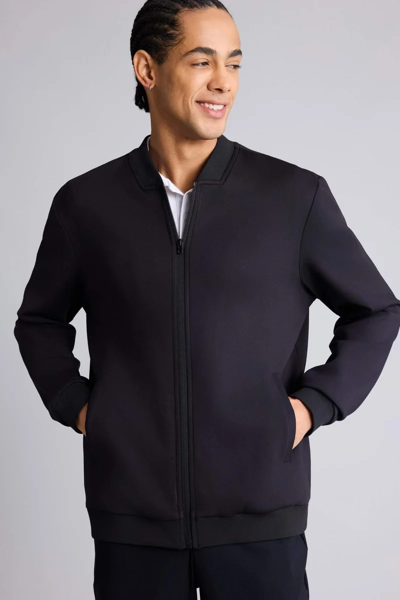 Defacto  Standard Fit High Neck Cardigan for Men | Best Price UAE