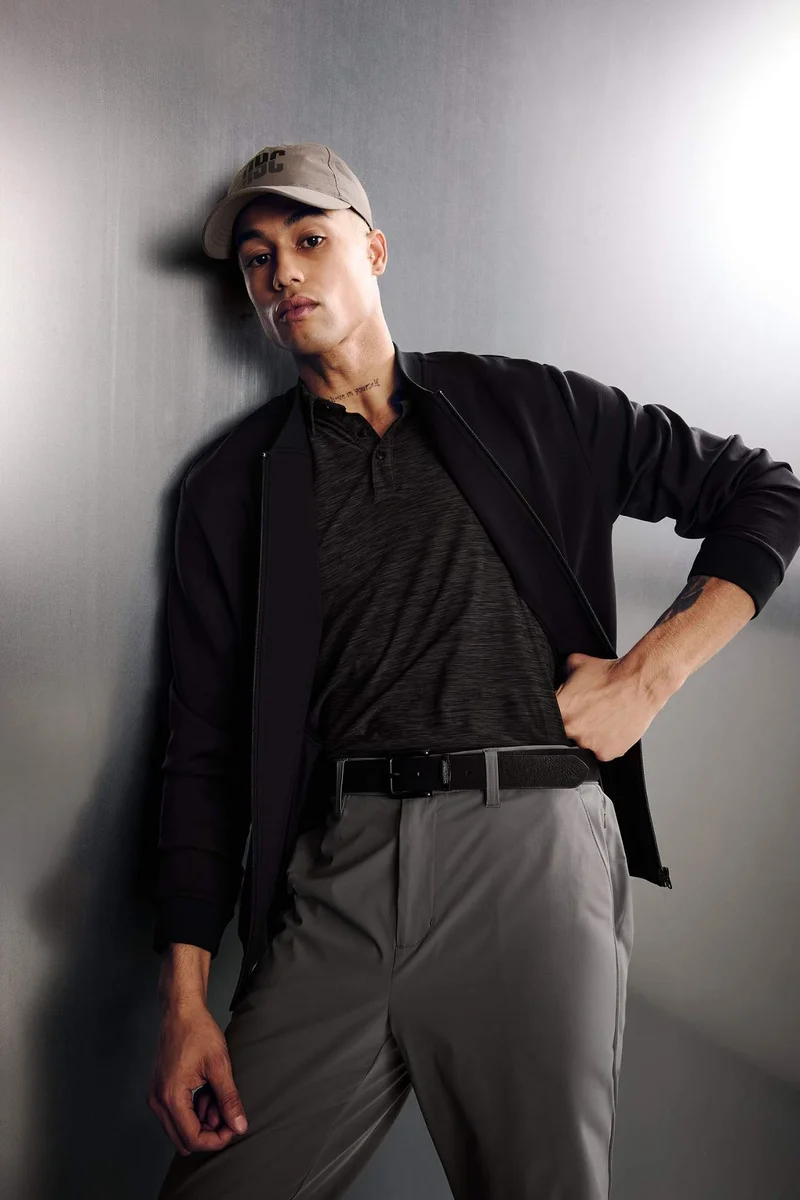 Defacto  Standard Fit High Neck Cardigan for Men | Best Price UAE