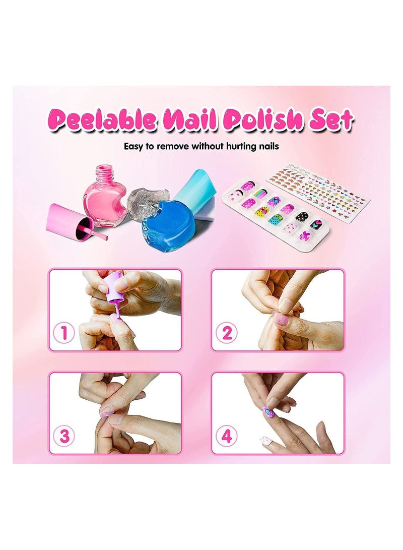 Y&D Kids Makeup Girls Toy with A Glitter Cosmetic Bag - Image 3