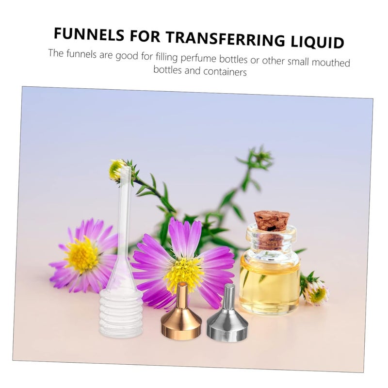 Unomor Mini Funnels Set For Bottles Liquids Transfer Easy To Use Suction Spout Design 1 Pack - Image 4