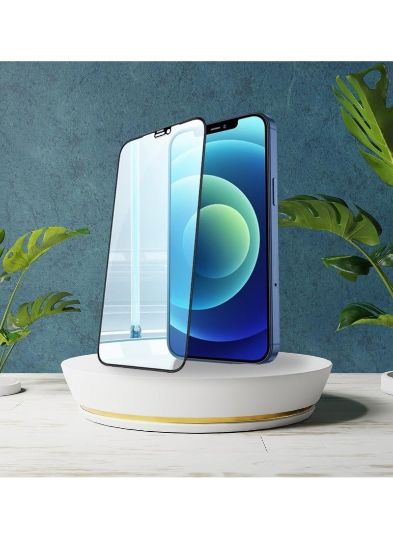 vesus D-Pro Privacy Balck Glass designed for iPhone 15 Pro MAX, Premium Tempered Glass - Case Friendly with Sensor Protection and 9H Scratch Proof Hardness and Edge to Edge Proyection - Image 4