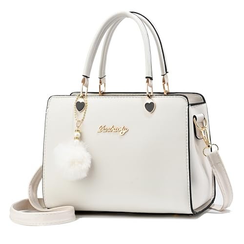 Xiaoyu Fashion Purses and Handbags for Women Ladies Small Crossbody bag Top Handle Satchel Shoulder Bags Totes (White) - Image 1