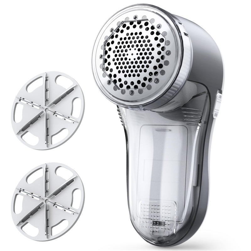 POPCHOSE Fabric Shaver Lint Remover for Clothes Battery Operated Lint Shaver with 6Leaf Blades Sweater Shavers to Remove Pilling for Clothing Couch Furniture Fuzz Lint Ball Pillings