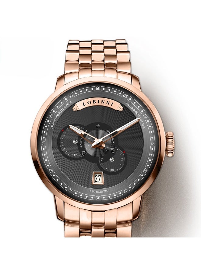 LOBINNI Stainless Steel Wristwatch – Modern Design with Precision Engineering - Image 4