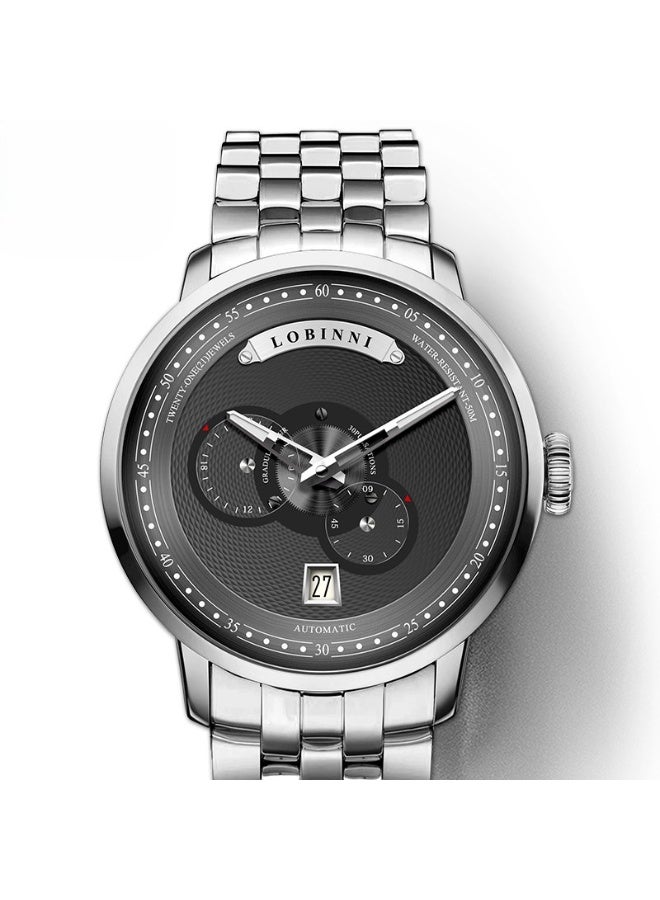 LOBINNI Stainless Steel Wristwatch – Modern Design with Precision Engineering - Image 2