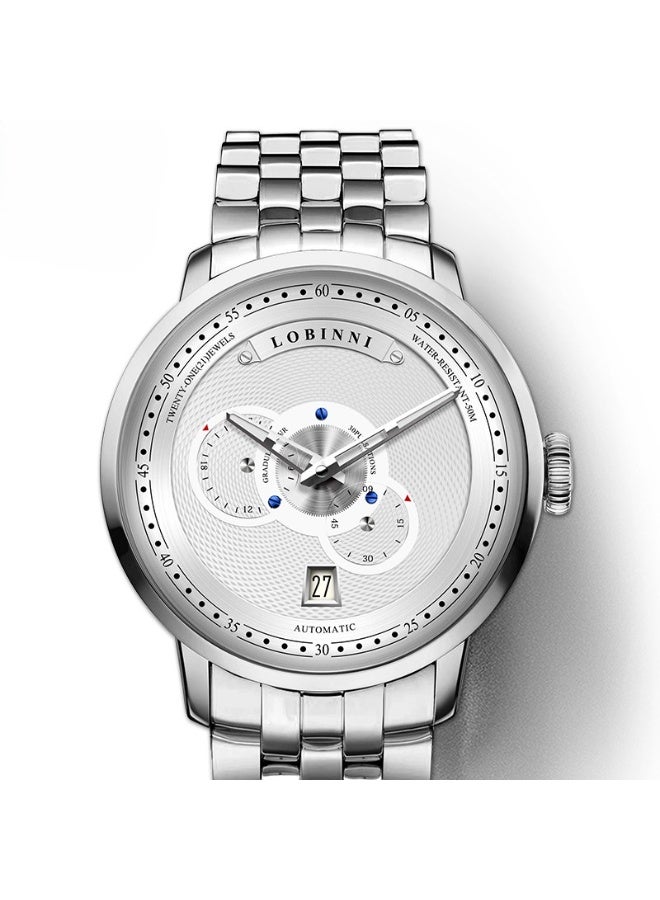 LOBINNI Stainless Steel Wristwatch – Modern Design with Precision Engineering - Image 1