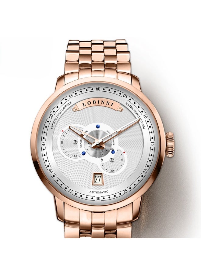 LOBINNI Stainless Steel Wristwatch – Modern Design with Precision Engineering - Image 3