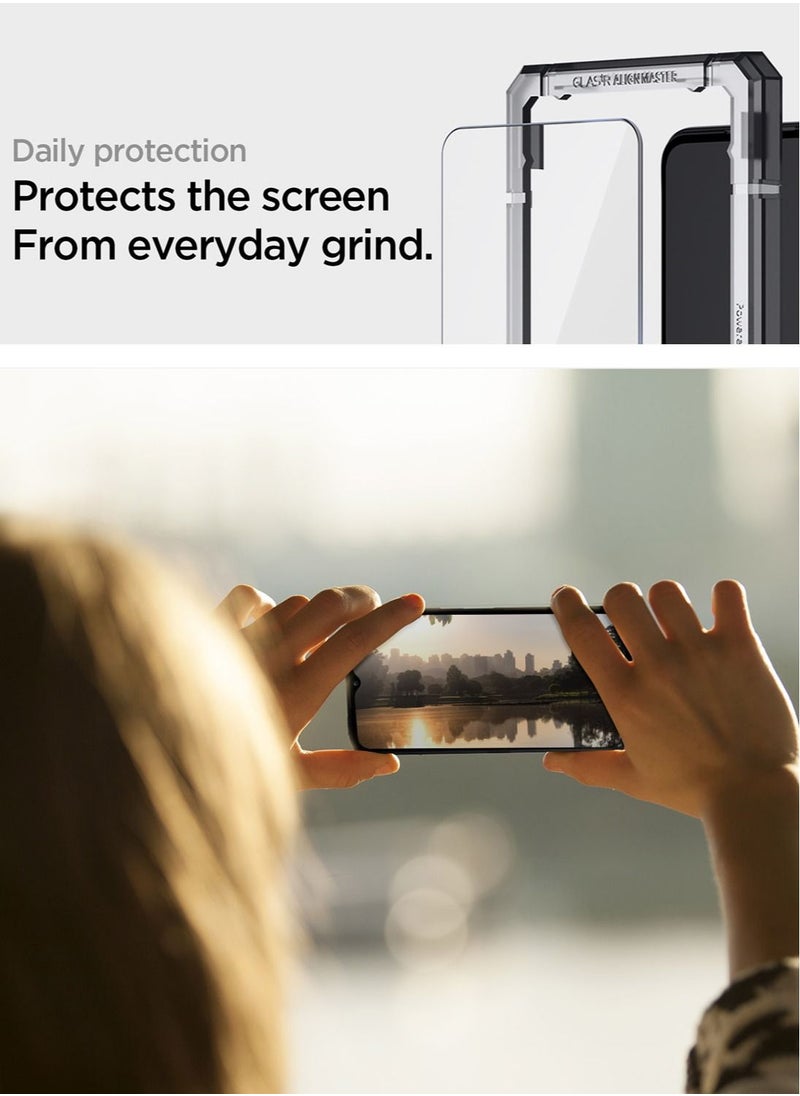 Glastr Align Master Screen Protector with Easy Install Tray for Samsung Galaxy A22 5G - 2 Pack