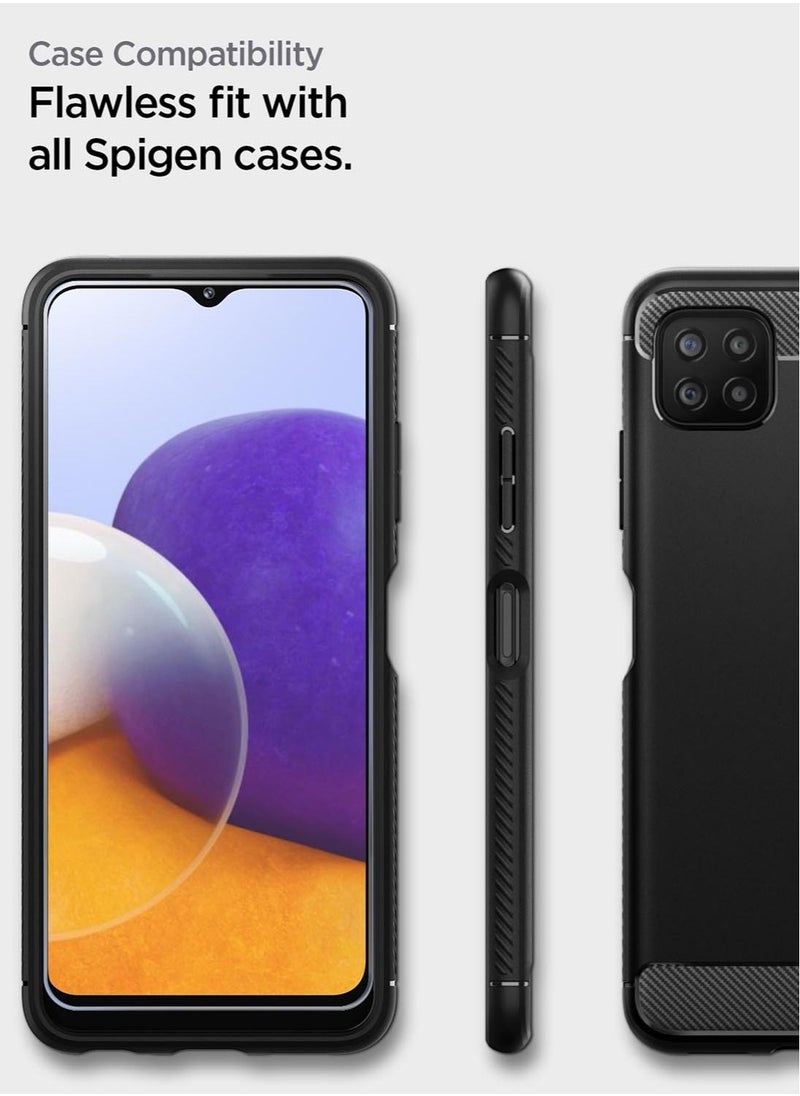 Glastr Align Master Screen Protector with Easy Install Tray for Samsung Galaxy A22 5G - 2 Pack