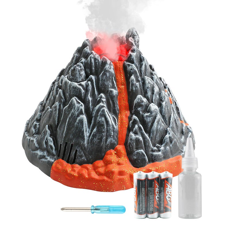 DINOBROS Volcano Toy for Kids 35 Mistspouting Volcano Model with Dinosaur Sounds Simulated Volcano Gifts for Boys and Girls - Image 4