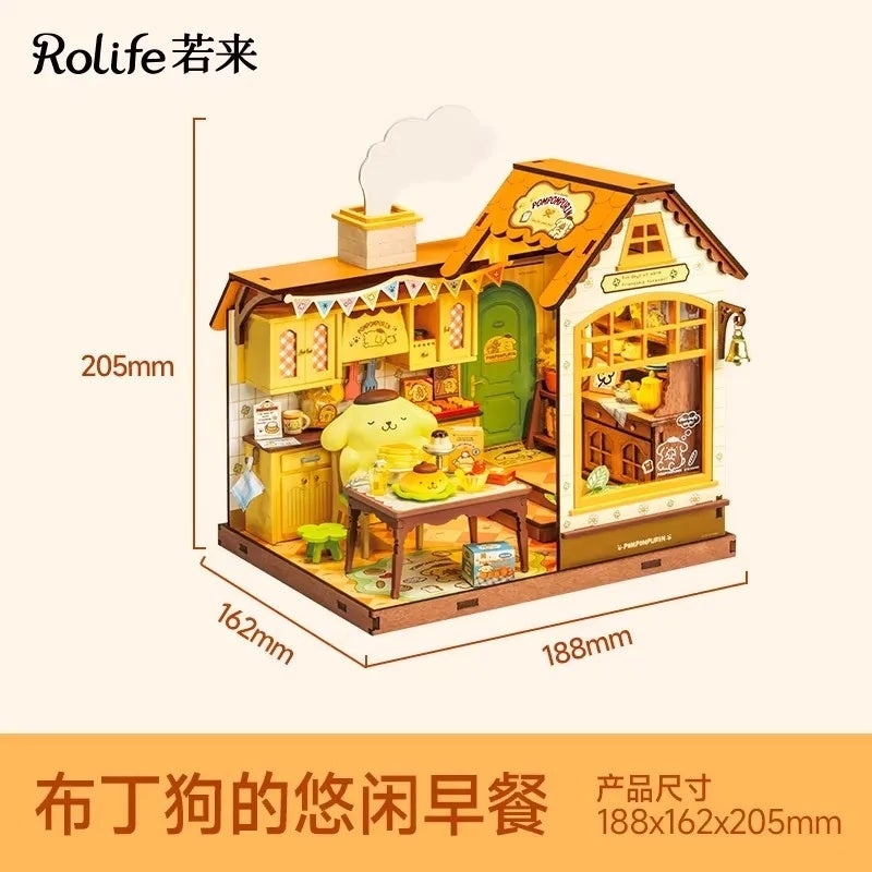Rolife Family Music Box Series Building Blocks Ferris Wheel Assembly Model Ornament Gift, DA005 0993582 - Image 1