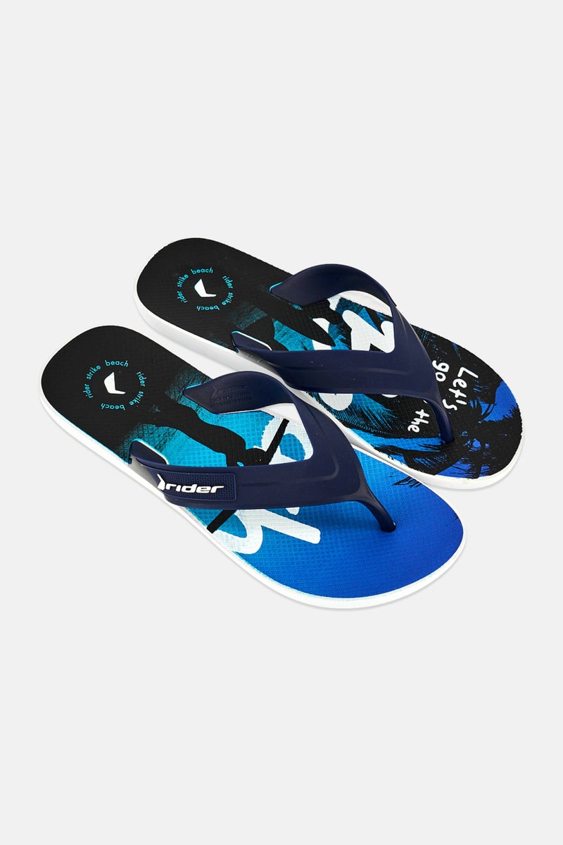 RIDER Men Strike Praia Slip On Slippers, Multicolor - Image 4