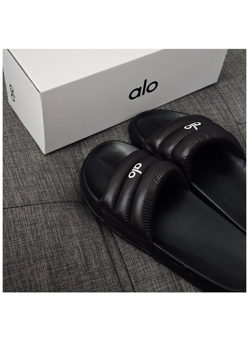 Alo Yoga - alo slippers thick soled one-piece slipper lady - Image 1