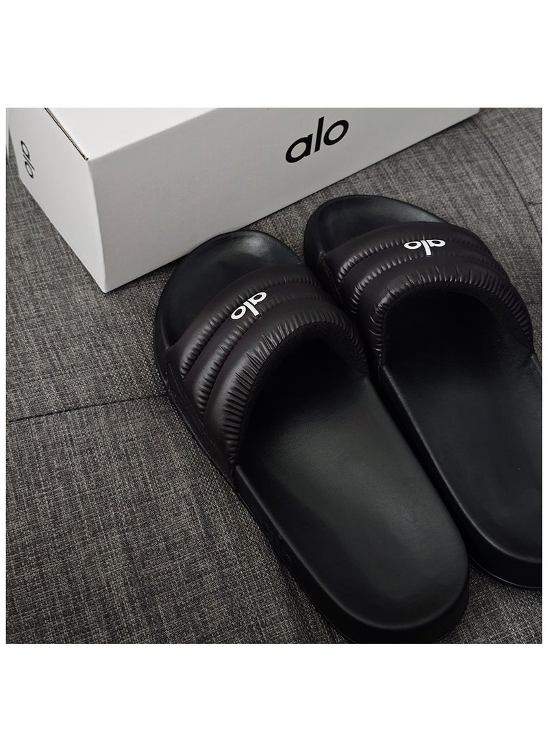 Alo Yoga - alo slippers thick soled one-piece slipper lady - Image 1