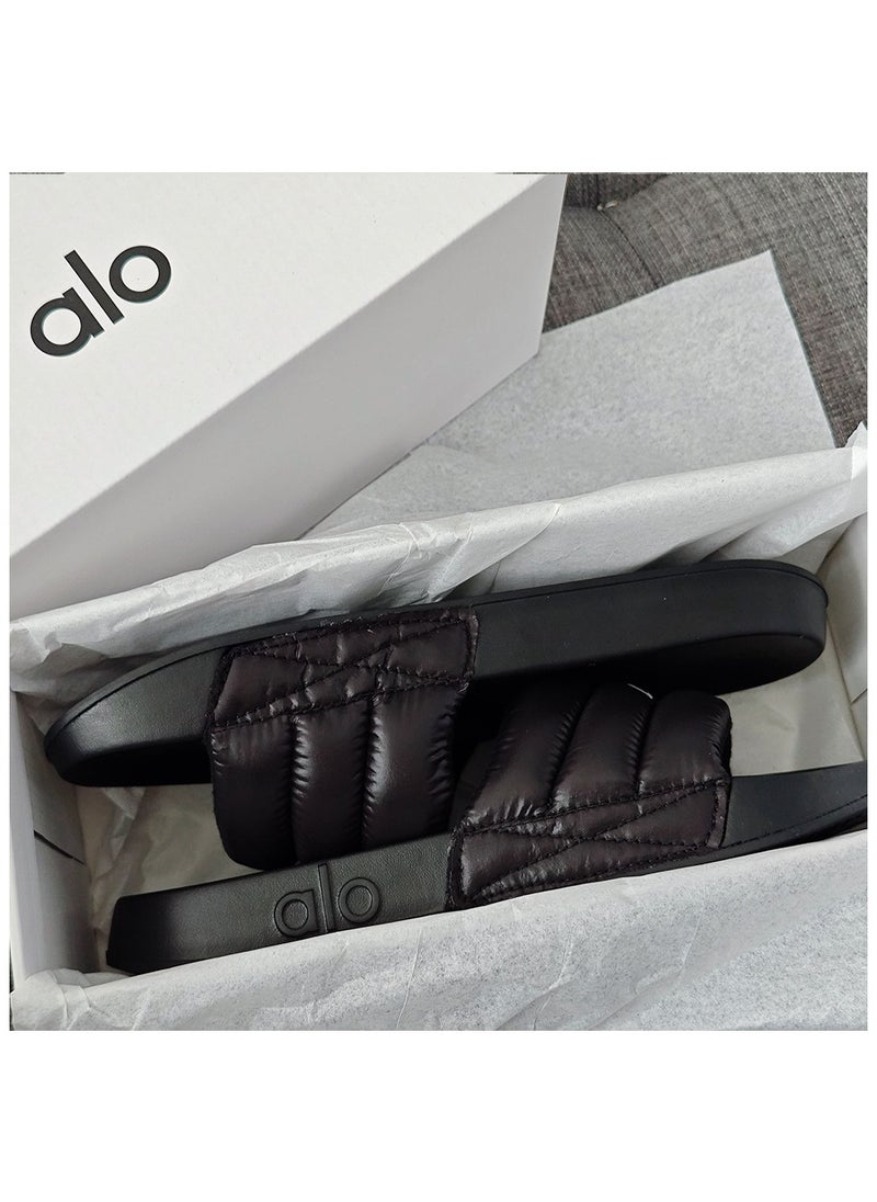 Alo Yoga - alo slippers thick soled one-piece slipper lady - Image 1