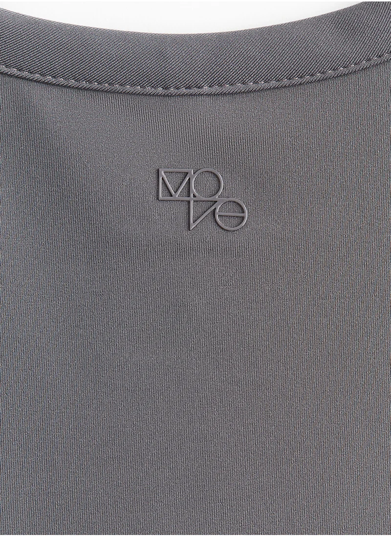 H&M Cropped Sports Top In Drymoveâ„¢