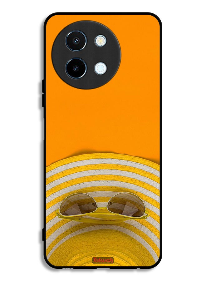 Tolwak Vivo Y38 5G Protective Case Cover Glasses Hat - Image 1