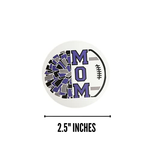 Lashicorn Freshie Sports Cardstock Cutouts Rounds 2.5” inch for Freshies Random Mix | 12 pk | For Scented Aroma Beads Bake with Mold for Car Freshie Designs, Softball, Baseball, Football, Pom and Cheer, Fishing - Image 2