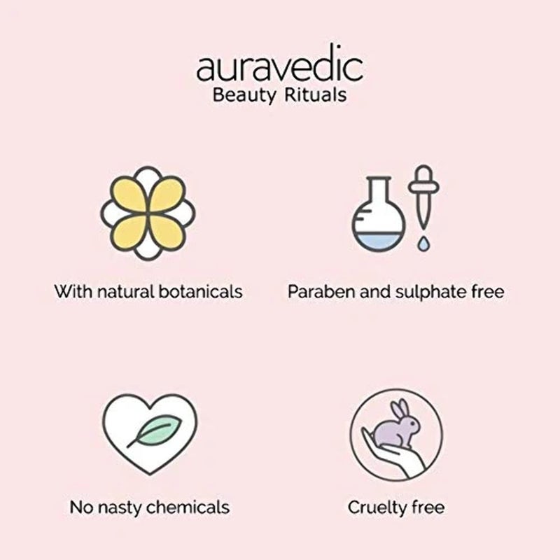Auravedic Kumkumadi Oil with Pure Saffron | Radiance Enhancing Face Oil for Dull, Dry & Uneven Skin | Lightweight Hydrating Formula for a Smooth, Glowing Complexion | 3.38 Fl Oz (100ml) - Image 3