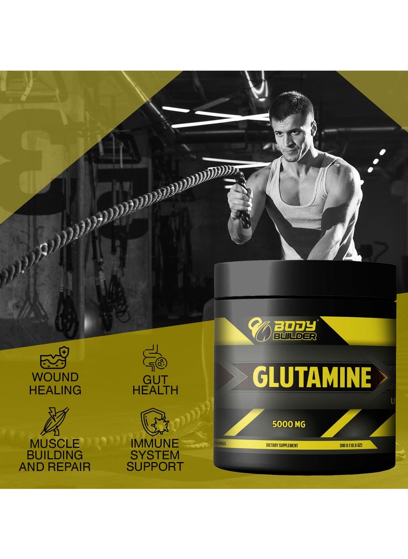 Body Builder - Glutamine Unflavored 100 Servings-500gm - Image 1
