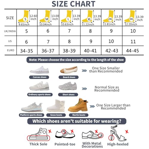 YUISI Silicone Reusable Waterproof Shoe Cover for Rain, 13.39 Inch Foldable Tall Boot Design Rain Cover for Shoes (Grey, 9UK) - Image 5