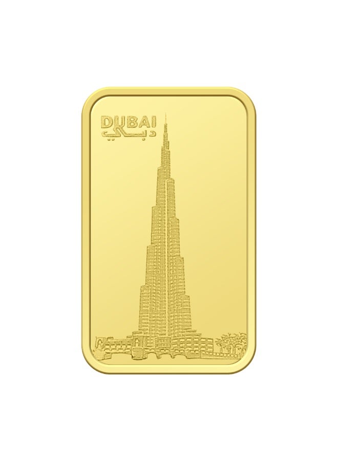 الإمارات مينتنج سبيكة ذهب إمارات ميتينج 2.5 جرام بتصميم برج خليفة نقاء 999.9  - Image 4